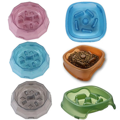 HookUpCo. Non-Slip Slow Feed Bowl for Healthy Pets