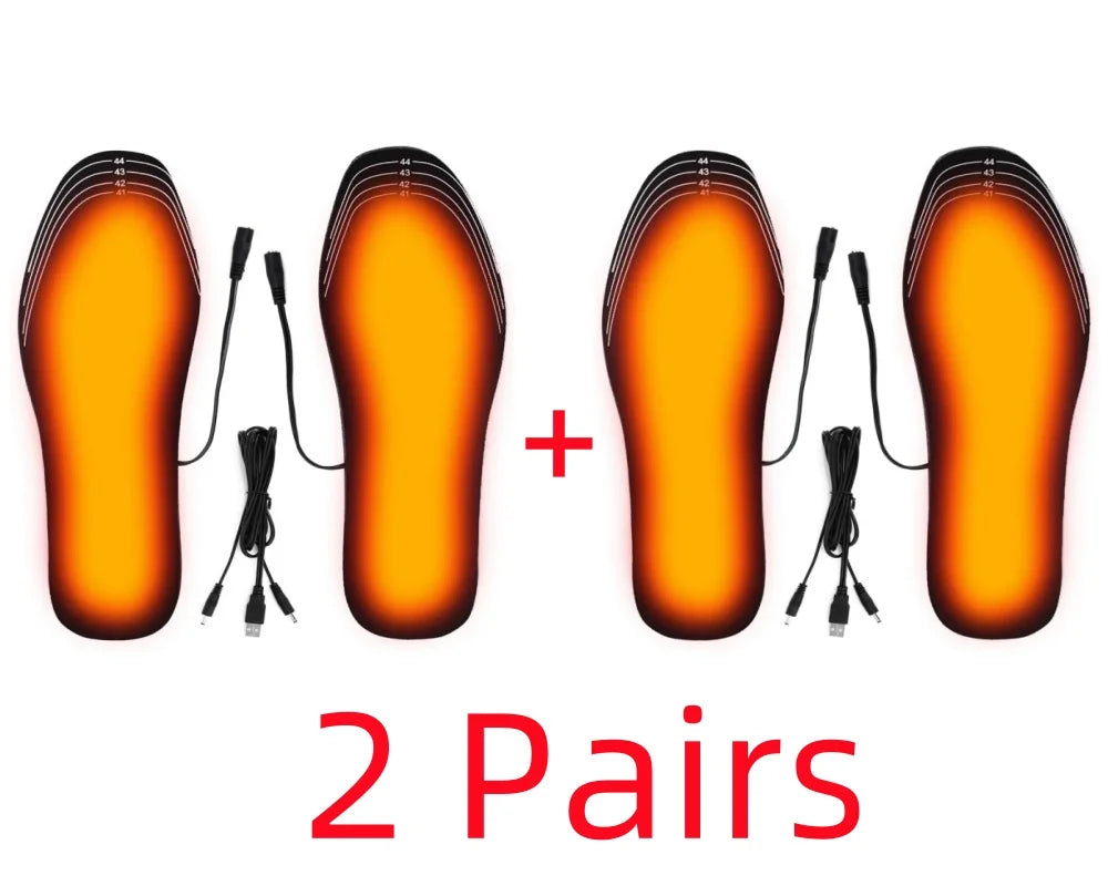 USB Heated Insoles for Ultimate Winter Foot Warmth