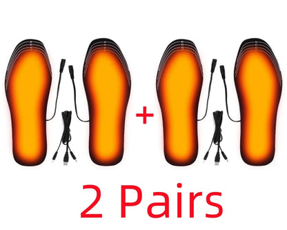 USB Heated Insoles for Ultimate Winter Foot Warmth