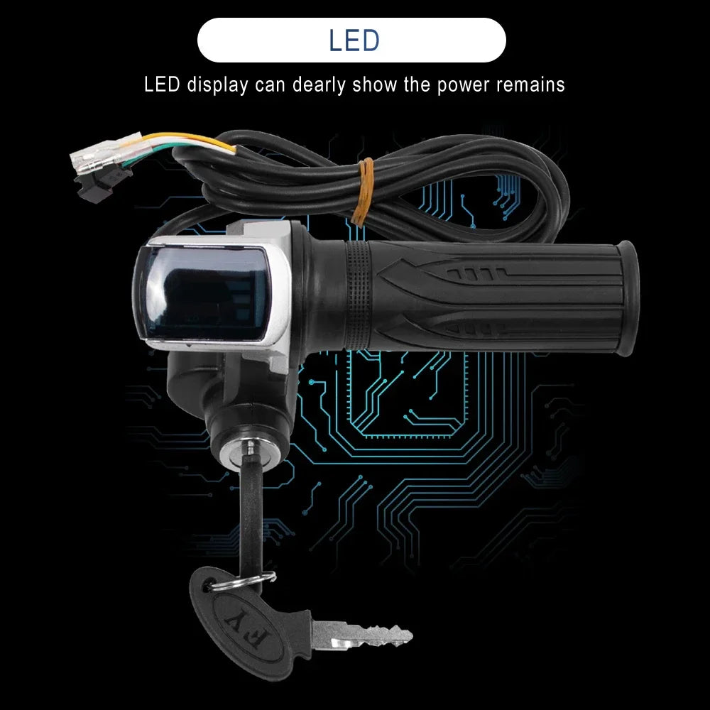 HookUpCo Throttle Grip Lock LED