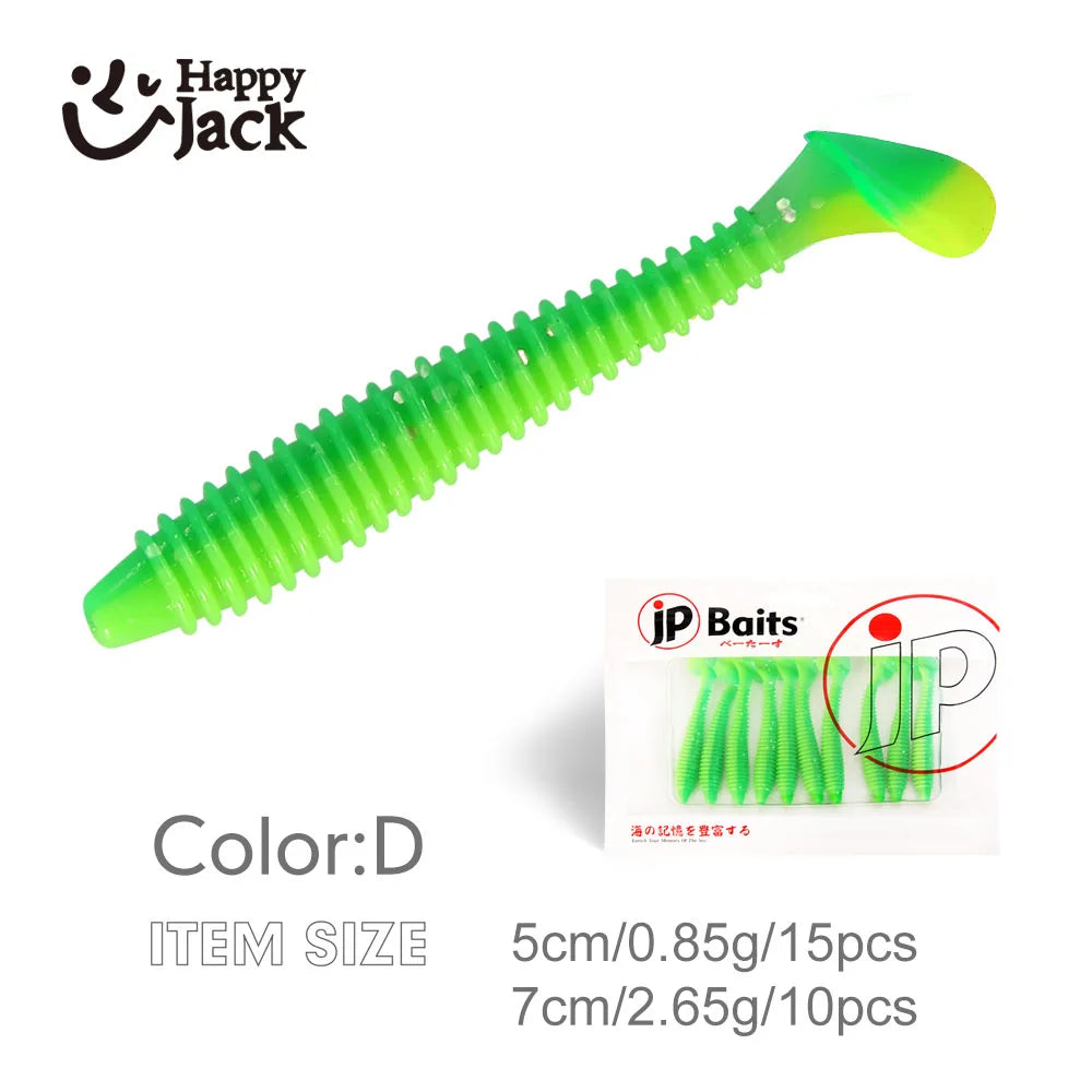 HookUpCo. Soft Fishing Lures 15pcs Set - HookUpCo.