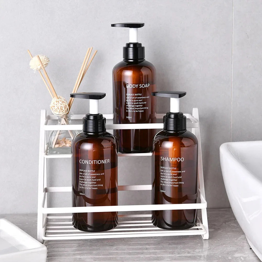 HookUpCo. Refillable Bathroom Soap Dispenser Set