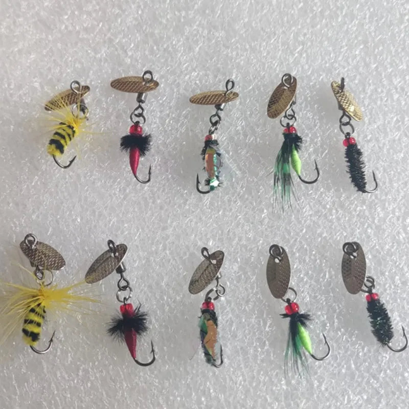 HookUpCo. Bionic Insect Lures 5PCS - HookUpCo.