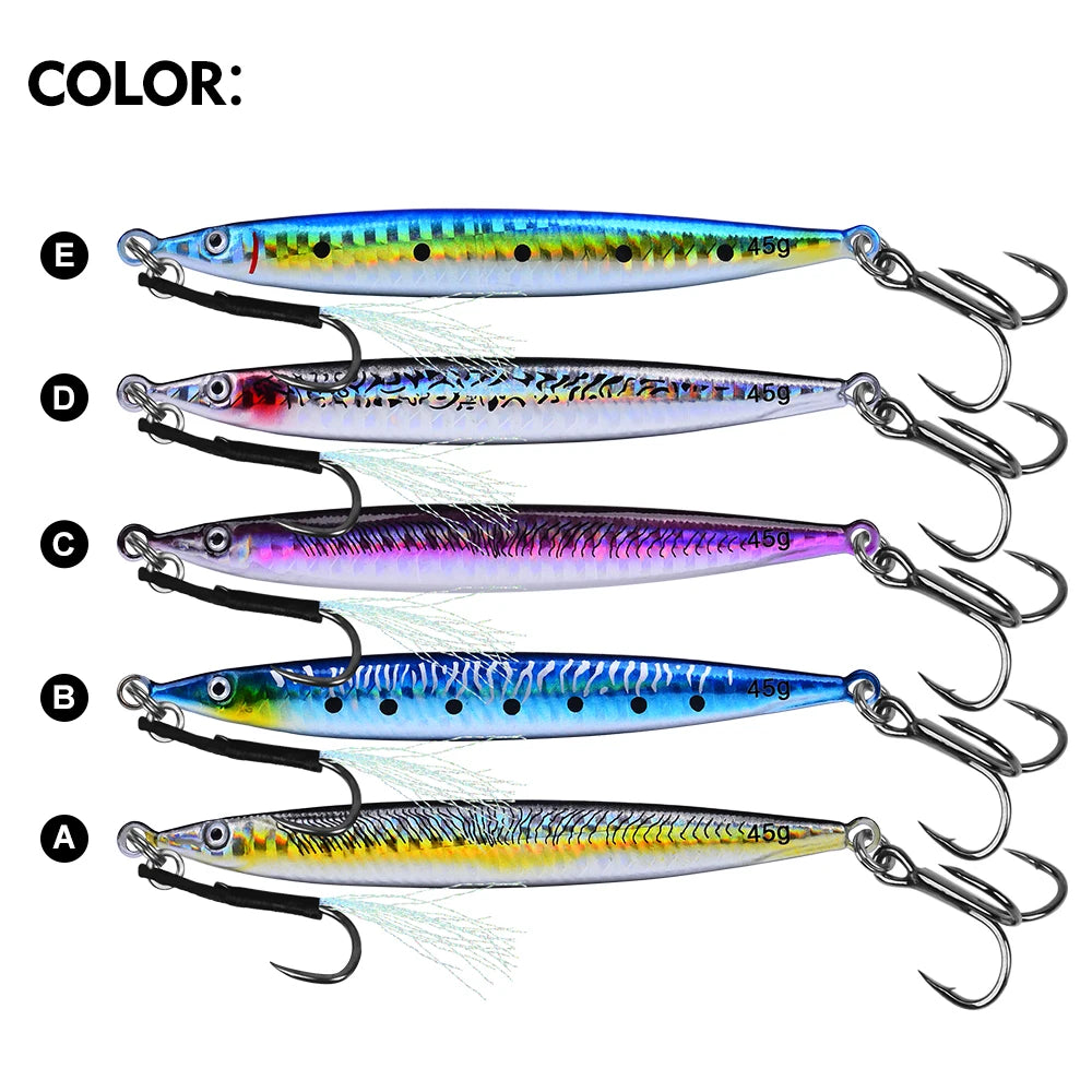 HookUpCo. 5pcs Durable 3D Printed Fishing Lures - HookUpCo.