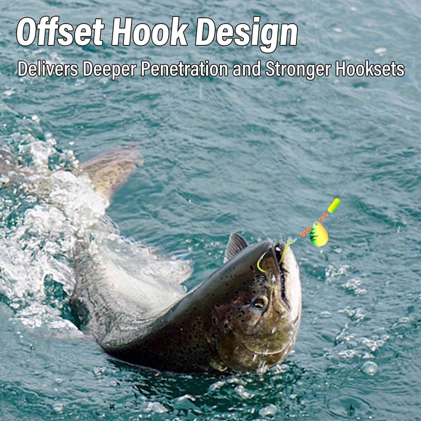 HookUpCo. 30pcs High Carbon Steel Fishing Hooks - HookUpCo.