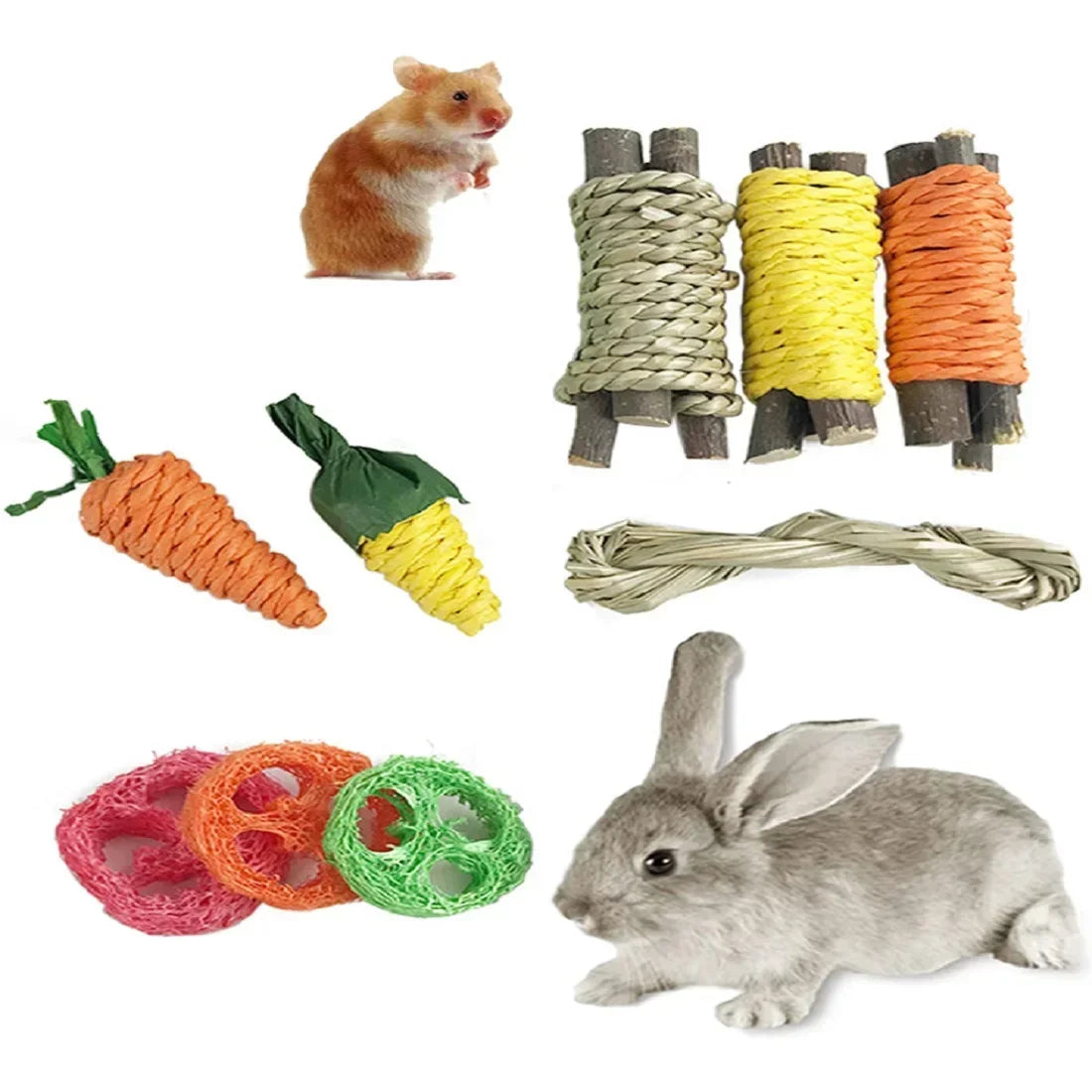 HookUpCo. Fun Tooth Grinding Toys for Pets