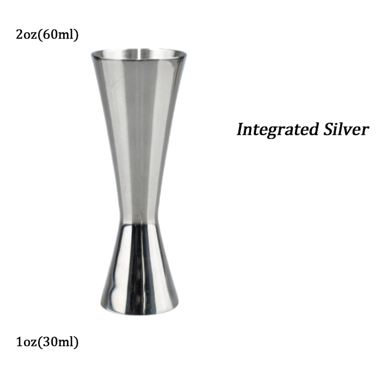 HookUpCo. Stainless Steel Cocktail Jigger Set