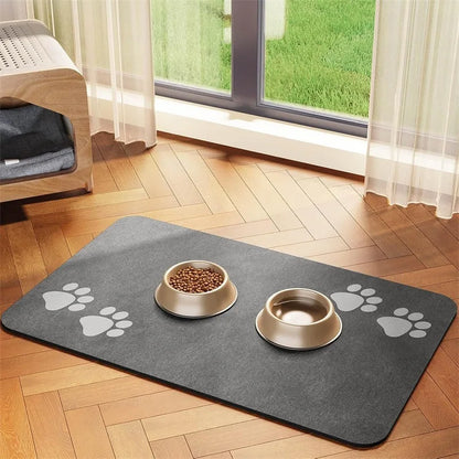 HookUpCo. Heavy Duty Pet Feeding Mat, Waterproof