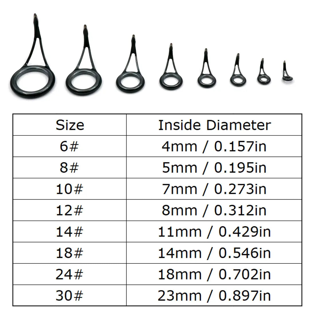 Telescopic Fishing Rod Repair Kit - 105 Pieces