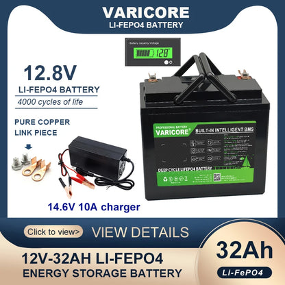 HookUpCo. 12V LiFePO4 Battery with 340Ah Capacity