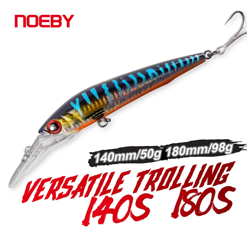 HookUpCo. 14cm Trolling Minnow Lure for Tuna - HookUpCo.