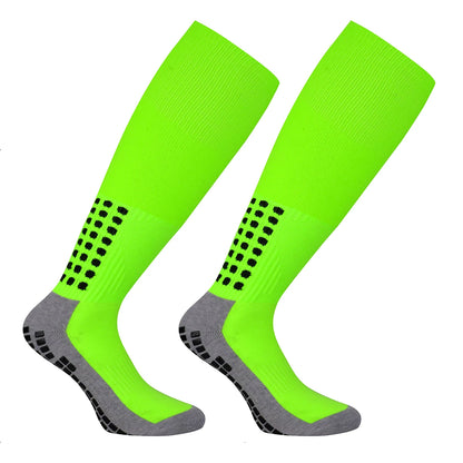 Professional Long Soccer Socks with Non-Slip Silicone Grip