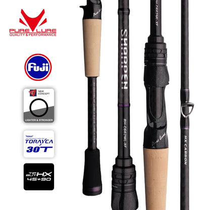 HookUpCo. PureLure Spinning Rod for Bass Fishing - HookUpCo.