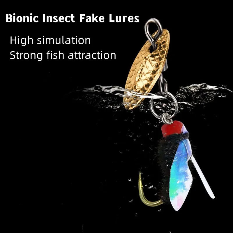 HookUpCo. Bionic Insect Lures 5PCS - HookUpCo.