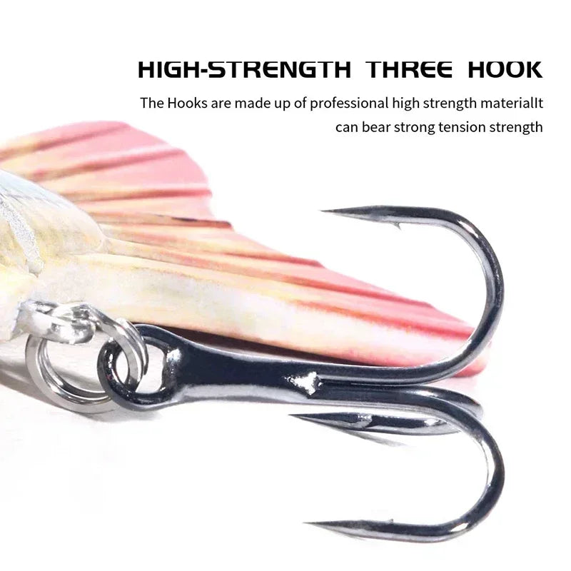 Multi-Jointed Sinking Fishing Lure for Bass