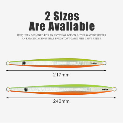 HookUpCo. Deep Sea Metal Jigging Lure 300g 400g - HookUpCo.