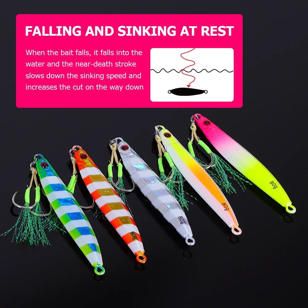 HookUpCo. Luminous Jigging Lure - HookUpCo.