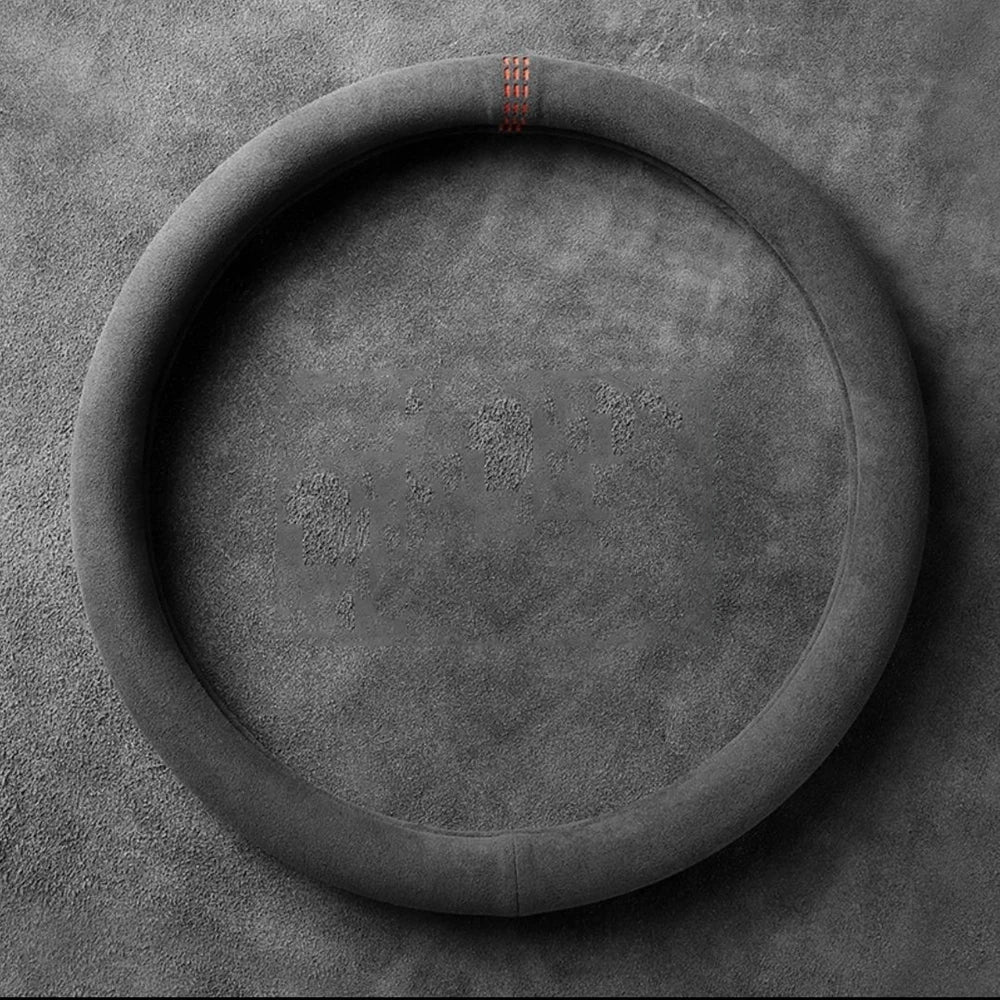 HookUpCo. Breathable Cowhide Suede Steering Cover - HookUpCo.