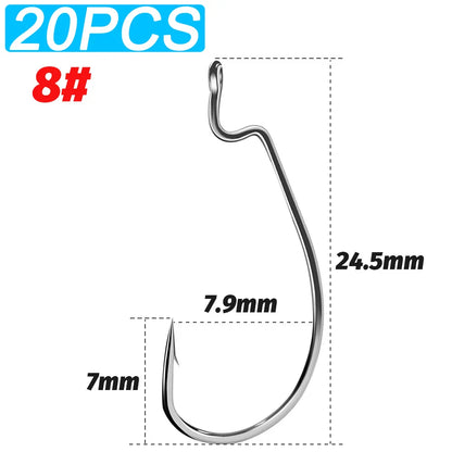 HookUpCo. Wide Gap Bass Hooks - HookUpCo.