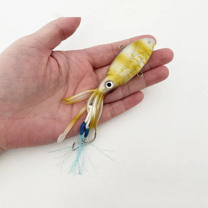 HookUpCo. 40g Squid-Design VIB Lure for Fishing