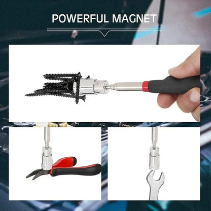 Telescopic Magnetic Pickup Tool for Nuts and Bolts