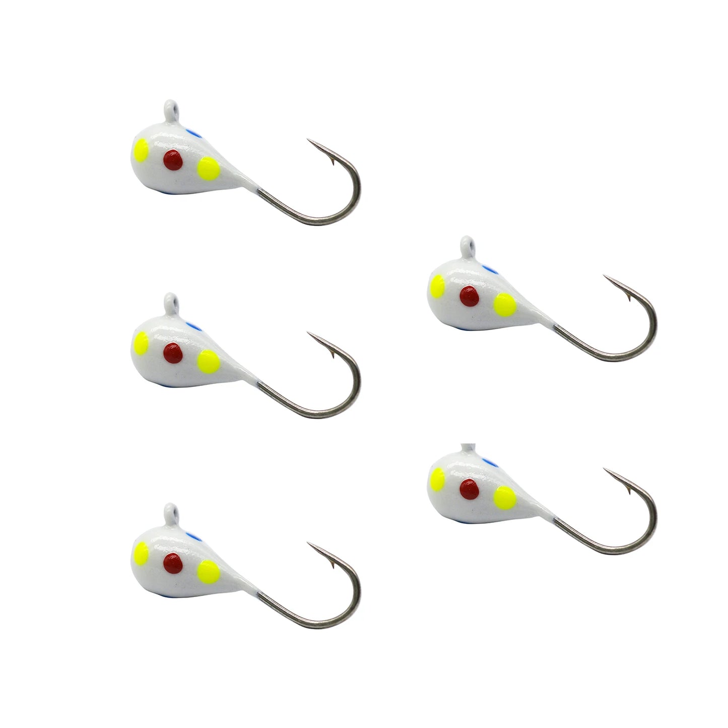 HookUpCo. Glow Tungsten Ice Fishing Jigs