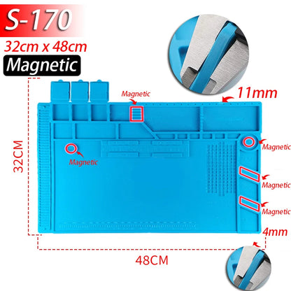 HookUpCo. Heat-Resistant Silicone Soldering Mat