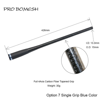 HookUpCo. Carbon Fiber Taper Grip Fishing Handle - HookUpCo.