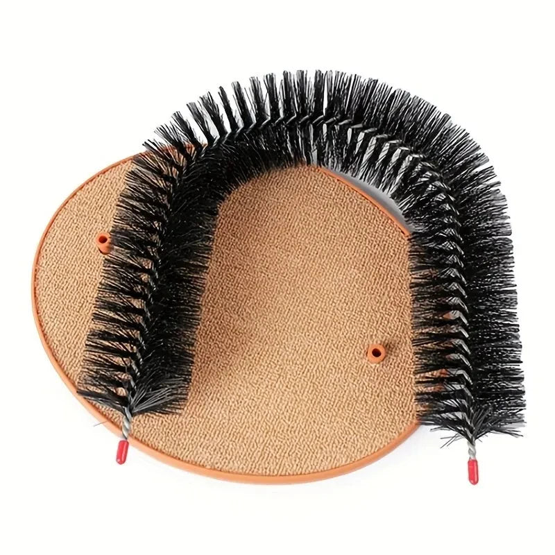 HookUpCo. Cat Grooming Arch with Scratching Pad
