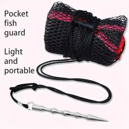 Collapsible Fishing Mesh Bag for Traps and Live Catching