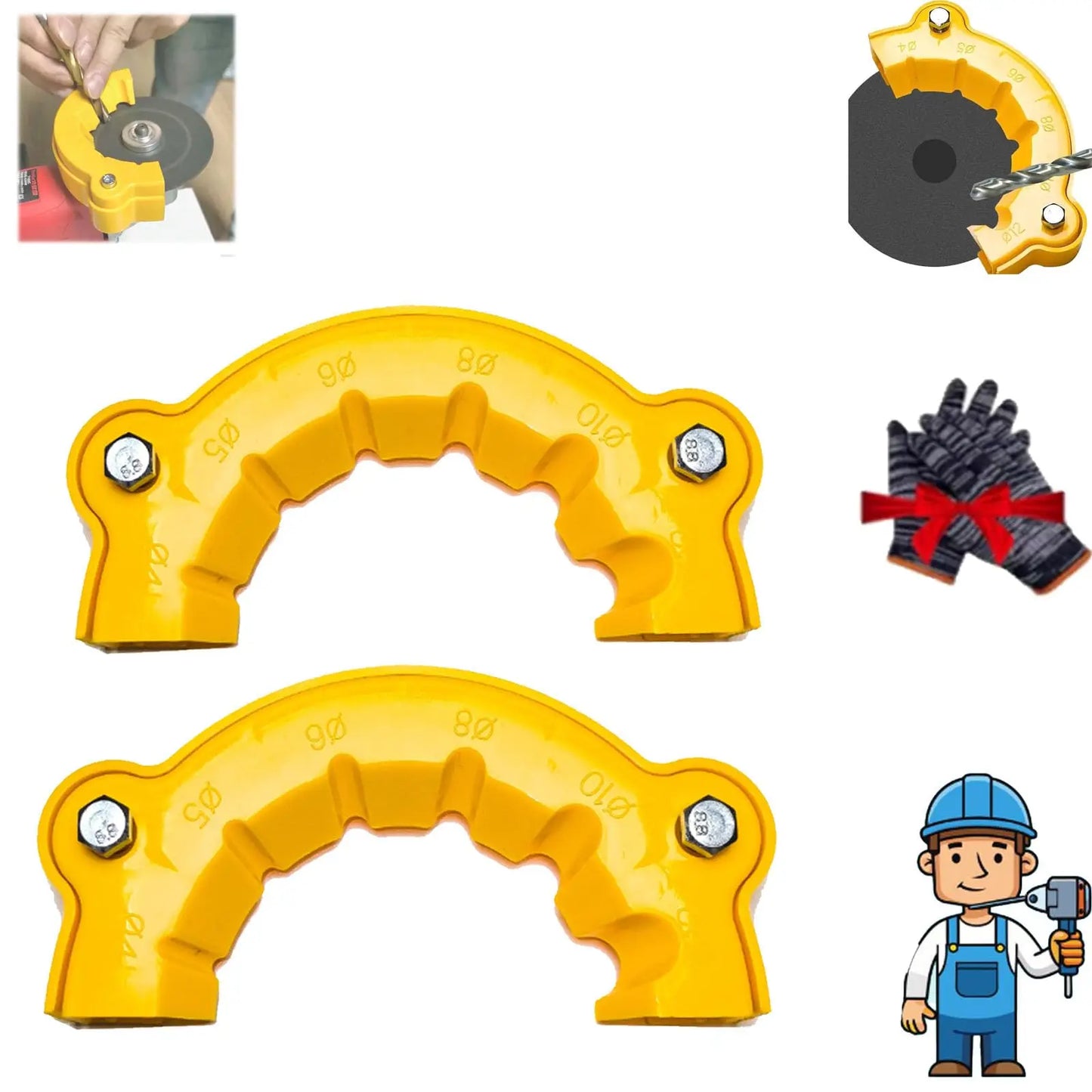 6-in-1 Drill Sharpener for Precision Grinding