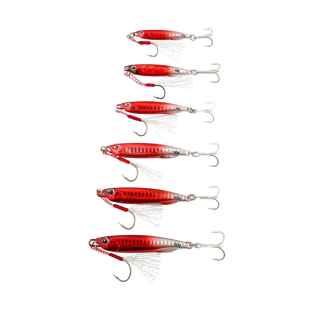 HookUpCo. Metal Cast Jig Spoon for Sea Bass - HookUpCo.