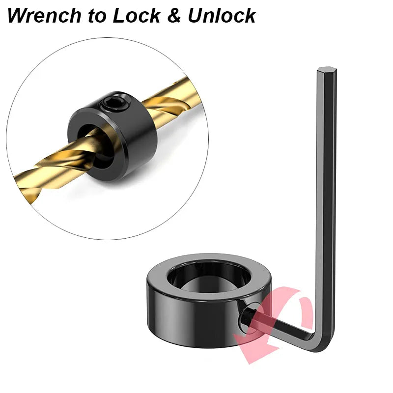 HookUpCo Metric Drill Stop Collar