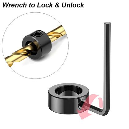 HookUpCo Metric Drill Stop Collar