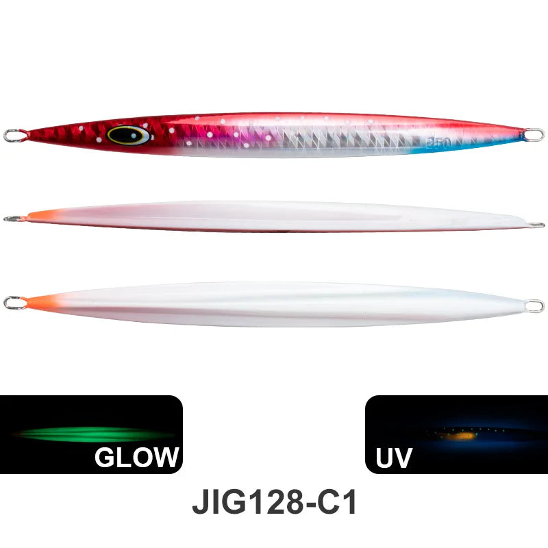 HookUpCo. Luminous Metal Plate Fishing Lure - HookUpCo.