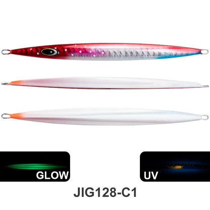 HookUpCo. Luminous Metal Plate Fishing Lure - HookUpCo.
