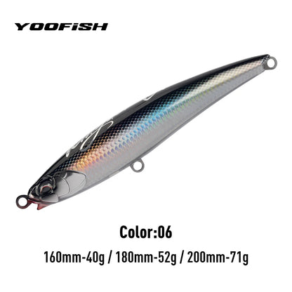 HookUpCo. GT Floating Pencil Fishing Lures 160mm - HookUpCo.