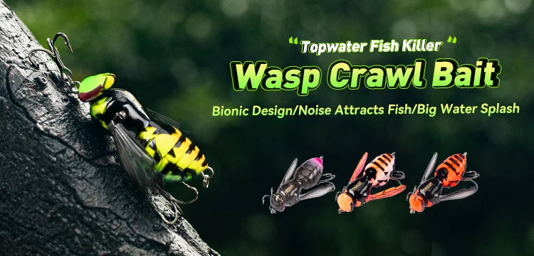 HookUpCo. Wasp Swimbait Lures 40mm - HookUpCo.