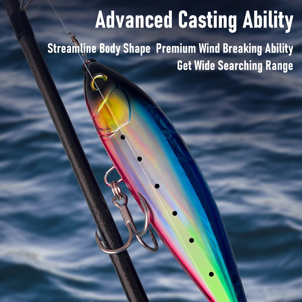 HookUpCo. Floating Pencil Lure for Saltwater Fishing - HookUpCo.