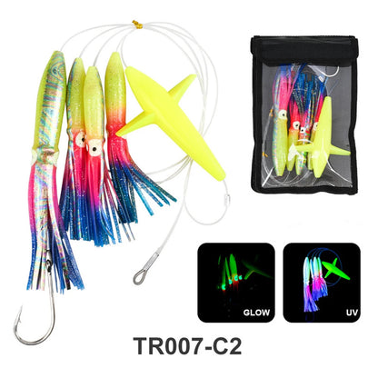 HookUpCo. Wahoo Fishing Teaser Rigged Lure - HookUpCo.
