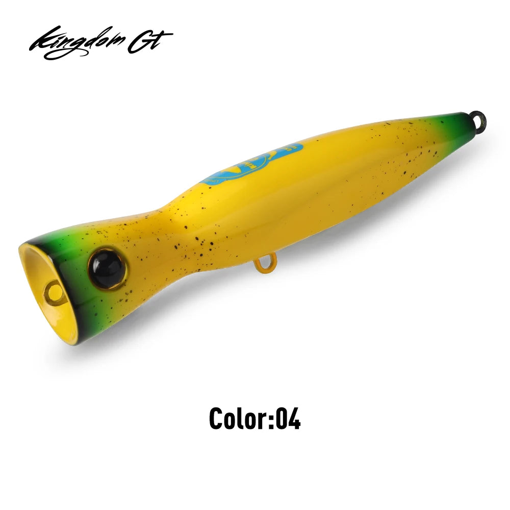 HookUpCo. Topwater Popper Lure for Saltwater Fishing - HookUpCo.