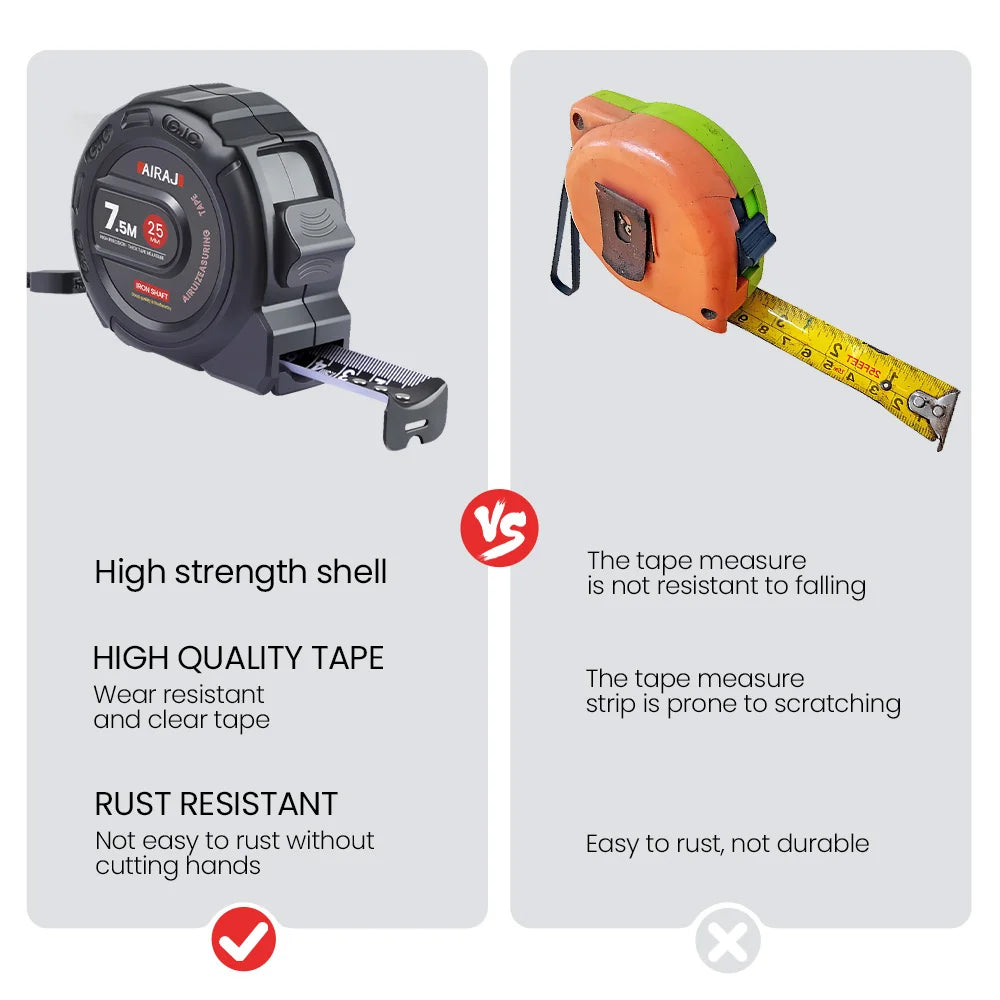 HookUpCo Waterproof Tape Measure