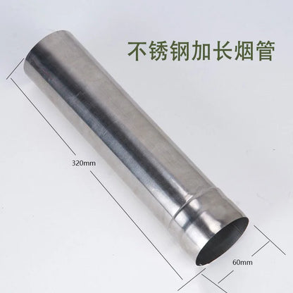 HookUpCo. Steel Chimney Pipe for Wood Stoves