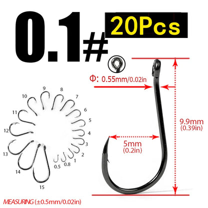 HookUpCo. Carbon Steel Circle Hooks for Fishing - HookUpCo.