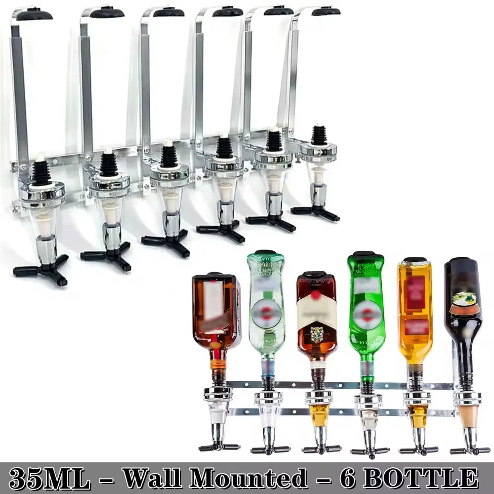 Wall Mounted Liquor Dispenser for Home Bars