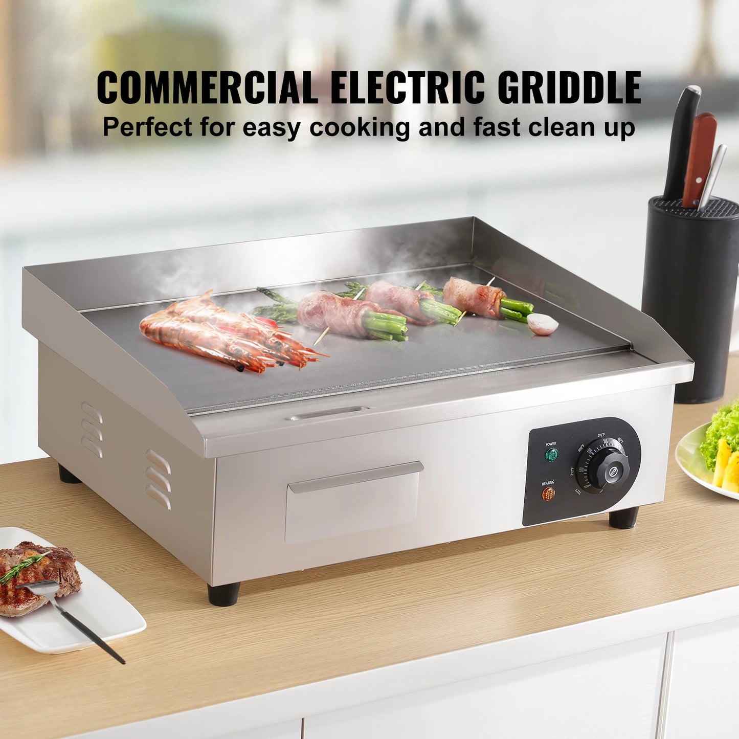 HookUpCo. Commercial Electric Grill