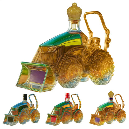 Creative 3D Glass Decanter for Whiskey Lovers