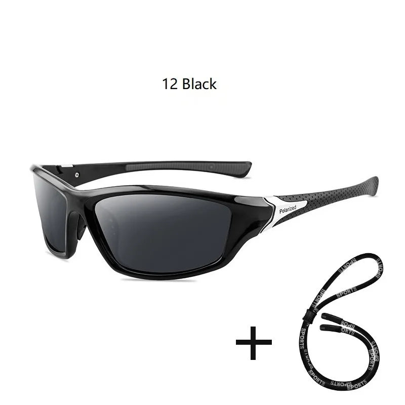 Men's Polarized Fishing Outdoor Sunglasses with Chain