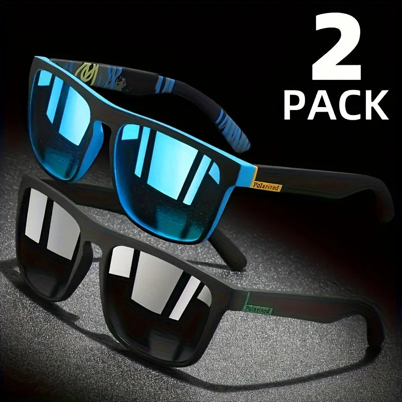 Square Polarized Sunglasses - Anti-Glare Shades for Summer