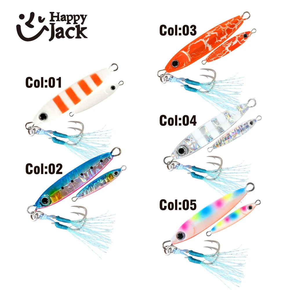 HookUpCo. Mini Jigging Spoon Fishing Lure Set